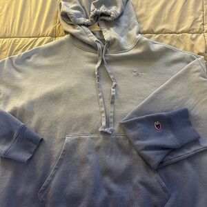 Champion Men's Light Gray Hoodie